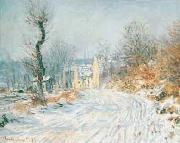 Road to Giverny in Winter